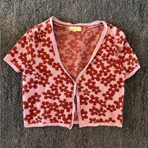 LA hearts daisy knit top